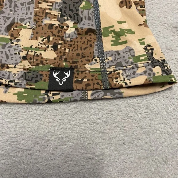 Forloh Solair Sun Hoodie Womens Large Camo Pullover Lightweight Brrr Hunting NEW - Picture 10 of 14